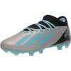 imageadidas UnisexAdult X Crazyfast Messi3 Firm Ground SneakerSilver MetallicBliss BlueCore Black