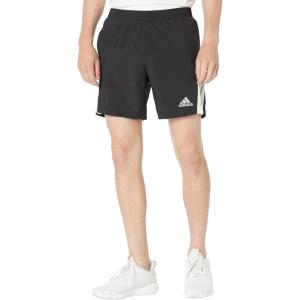 imageadidas Mens Own The Run ShortsBlackAlmost LimeReflective Silver