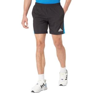 imageadidas Mens Own The Run ShortsBlackBlue RushReflective Silver