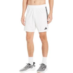 imageadidas mens Tiro23 League Sweat ShortsWhiteBlack