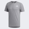 imageadidas Mens Freelift Sport Prime Heather TeeGrey Melange