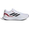 imageadidas Mens Run Falcon 5 SneakerWhiteBlackBetter Scarlet