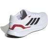 imageadidas Mens Run Falcon 5 SneakerWhiteBlackBetter Scarlet