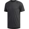 imageadidas Mens Freelift Tech Aeroknit Graphic TeeBlackGrey