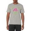 imageadidas Mens Girls on The Run TShirtMedium Grey Heather