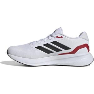 imageadidas Mens Run Falcon 5 SneakerWhiteBlackBetter Scarlet