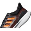 imageadidas Mens EQ21 Running ShoeBlackSolar OrangeIron Metallic