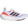 imageadidas Mens Ultraboost Light Running ShoeWhiteBlackSolar Red