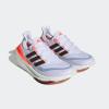 imageadidas Mens Ultraboost Light Running ShoeWhiteBlackSolar Red