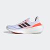 imageadidas Mens Ultraboost Light Running ShoeWhiteBlackSolar Red