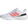 imageadidas Mens Ultrabounce Running ShoeCloud White Solar Red Crystal White