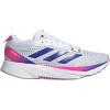 imageadidas Mens Adizero SlCloud WhiteLucid BlueLucid Fuchsia