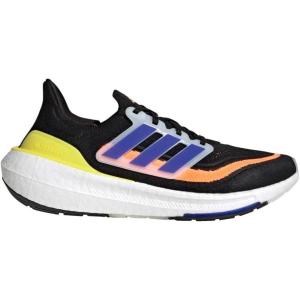 imageadidas Mens Ultraboost Light Running ShoeCore BlackLucid BlueBright Yellow