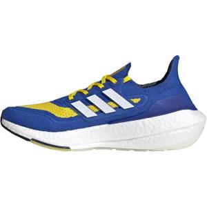 imageadidas Mens Ultraboost21 Running ShoesBlueWhiteGold Metallic