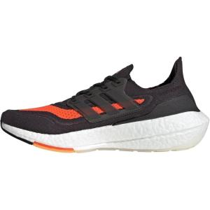 imageadidas Mens Ultraboost21 Running ShoesCarbonBlackSolar Red