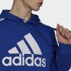imageadidas Mens 3Stripes Fleece Hooded SweatshirtTeam Royal BlueWhite