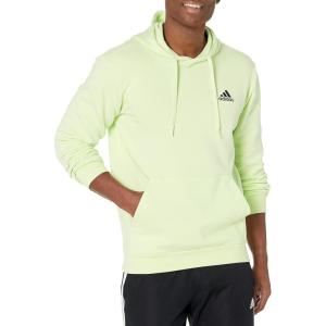 imageadidas Mens Essentials Fleece HoodieAlmost LimeBlack