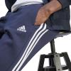 imageadidas Mens Essentials 3Stripes Open Hem Fleece PantsLegend Ink