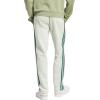 imageadidas Mens Essentials 3Stripes Open Hem Fleece PantsLinen Green