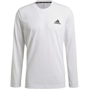 imageadidas Mens Aeroready Designed 2 Move Feelready Sport Long Sleeve TeeWhite