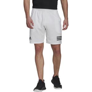 imageadidas Mens Club Tennis 3Stripes Shorts WhiteBlack Large