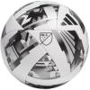 imageadidas MLS Soccer BallWhiteBlackSilver Metallic