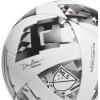 imageadidas MLS Soccer BallWhiteBlackSilver Metallic