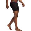 imageadidas Mens Sport Performance Mesh 3Pack Boxer BriefBlackRedGrey