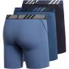 imageadidas Mens Sport Performance Mesh 3Pack Boxer BriefLegend InkBlue