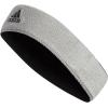 imageadidas UnisexAdult Interval Reversible Terricloth Elastic HeadbandBlackWhiteAluminum