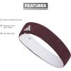 imageadidas UnisexAdult Interval Reversible Terricloth Elastic HeadbandTeam MaroonWhite 20