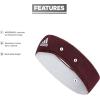 imageadidas UnisexAdult Interval Reversible Terricloth Elastic HeadbandTeam MaroonWhite