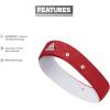 imageadidas UnisexAdult Interval Reversible Terricloth Elastic HeadbandTeam Power RedWhite