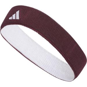 imageadidas UnisexAdult Interval Reversible Terricloth Elastic HeadbandTeam MaroonWhite 20