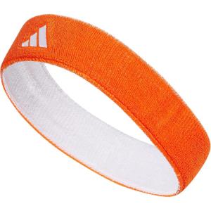 imageadidas UnisexAdult Interval Reversible Terricloth Elastic HeadbandTeam OrangeWhite 20