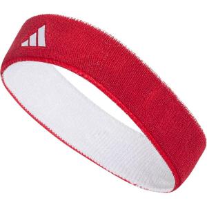 imageadidas UnisexAdult Interval Reversible Terricloth Elastic HeadbandTeam Power RedWhite 20