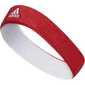 imageadidas UnisexAdult Interval Reversible Terricloth Elastic HeadbandTeam Power RedWhite