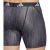 imageadidas Mens Sport Performance Mesh Boxer Brief Underwear 3pack Performance Wave BlackBlackBlack Large