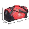 imageadidas Team Issue 2 Medium Duffel Bag Black One SizeTeam Power Red