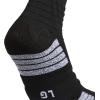 imageadidas Unisex Adult Select Basketball Crew Socks 1 PairBlackWhite