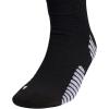 imageadidas Unisex Adult Select Basketball Crew Socks 1 PairBlackWhite2