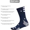 imageadidas Unisex Adult Select Basketball Crew Socks 1 PairCollegiate NavyWhite