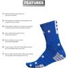 imageadidas Unisex Adult Select Basketball Crew Socks 1 PairCollegiate Royal BlueWhite