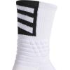 imageadidas Unisex Adult Select Basketball Crew Socks 1 PairWhiteBlack