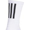 imageadidas Unisex Adult Select Basketball Crew Socks 1 PairWhiteBlack2