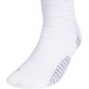 imageadidas Unisex Adult Select Basketball Crew Socks 1 PairWhiteLight Onix Grey2