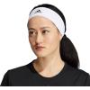 imageadidas Womens Alphaskin 20 Elastic HeadbandWhiteBlack