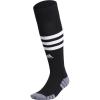 imageadidas 3Stripe Hoop Soccer Socks 1Pair with Arch Compression for a Secure FitBlackWhite