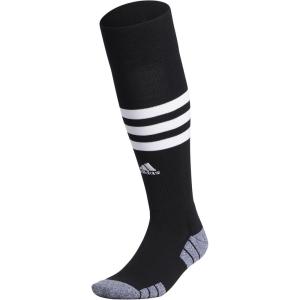 imageadidas 3Stripe Hoop Soccer Socks 1Pair with Arch Compression for a Secure FitBlackWhite