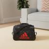 imageadidas Diablo Small Duffel BagsGalaxy Camo BlackBright RedBright RedBlack